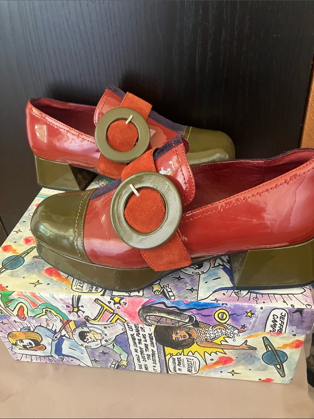 Coolest color block shoes ever - Picture 2 of 4
